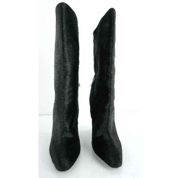 Alexander Wang Edythe Black Calf Hair High Heel Boots Size 36 New $1450 - Picture 9 of 11